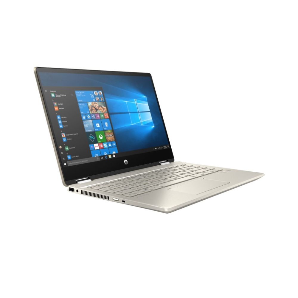 HP Pavilion x360 14" Touch-Screen Laptop - Intel Core i5-10210U - 8GB RAM - 256GB SSD + 16GB Optane - Gold - 14M-DH1003DX
