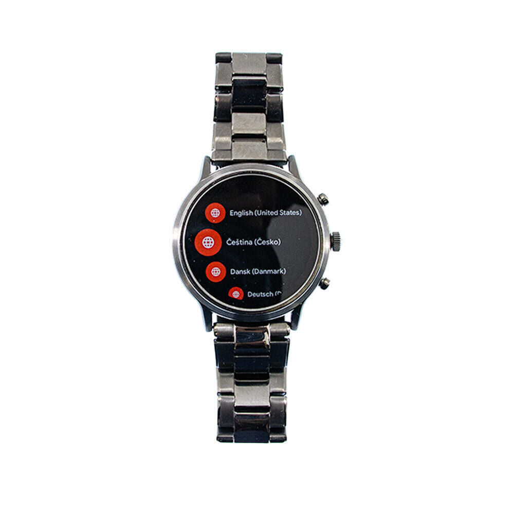 Fossil Gen5 Smartwatch 44mm Stainless Steel Smoke with Smoke Stainless R3NEW