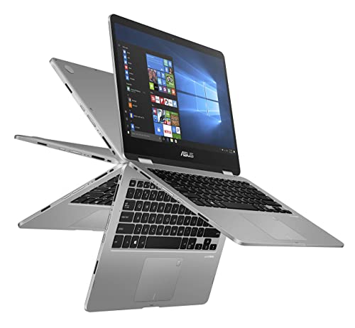 ASUS VivoBook Flip 14 2-in-1 Laptop 14" FHD Touch i3 4GB RAM 128GB SSD Win 10 S