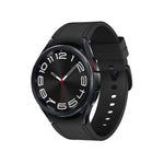 Samsung Galaxy Watch 6 Classic 43mm LTE - Black Stainless Steel with Black Leather Band - SM-R955UZKAXAA