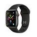Apple Watch Series 4 GPS Cellular 44MM Space Gray Aluminum Case with Black Sport Band - MTUW2LL/A