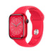 Apple Watch Series 8 GPS + Cellular 41MM (RED) Aluminum Case with (RED) Sport Band Red -  S/M - MNV13LL/A