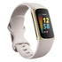 Fitbit Charge 5 – Advanced Fitness & Health Tracker – Soft Gold / White Band – FB421GLWT