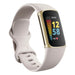 Fitbit Charge 5 – Advanced Fitness & Health Tracker – Soft Gold / White Band – FB421GLWT