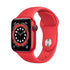 Restored Apple Watch Series 6 (GPS + Cellular) 44mm (PRODUCT)RED Aluminum Case with Red Sports Band - M07K3LL/A