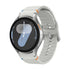 Samsung Galaxy Watch7 Aluminum Smartwatch 44mm LTE – Silver with Cream Band – SM-L315UZSAXAA