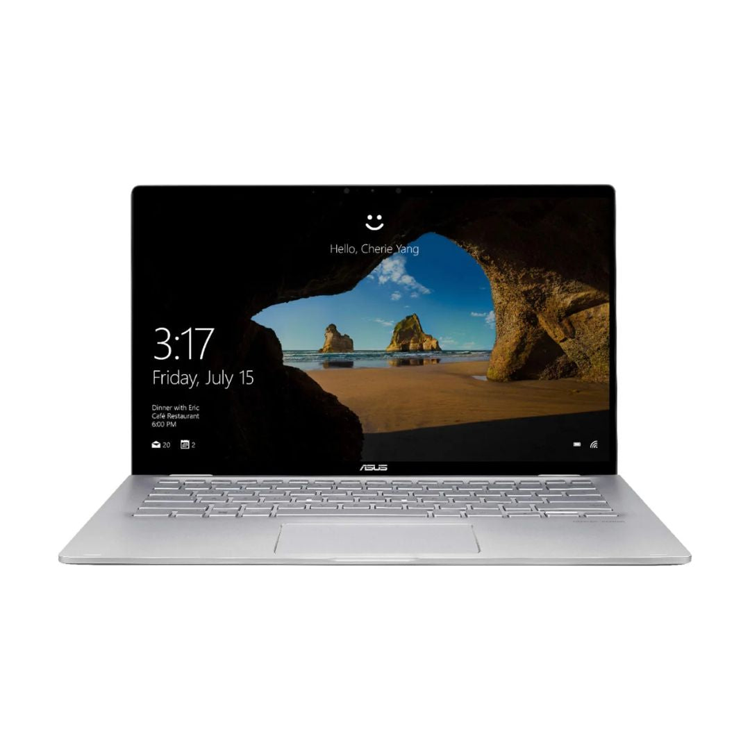 ASUS ZenBook – 14" 2-in-1 FHD Touch – AMD Ryzen 5 3500U – 8GB RAM – 256GB SSD – Silver – Q406DA-BR5T6