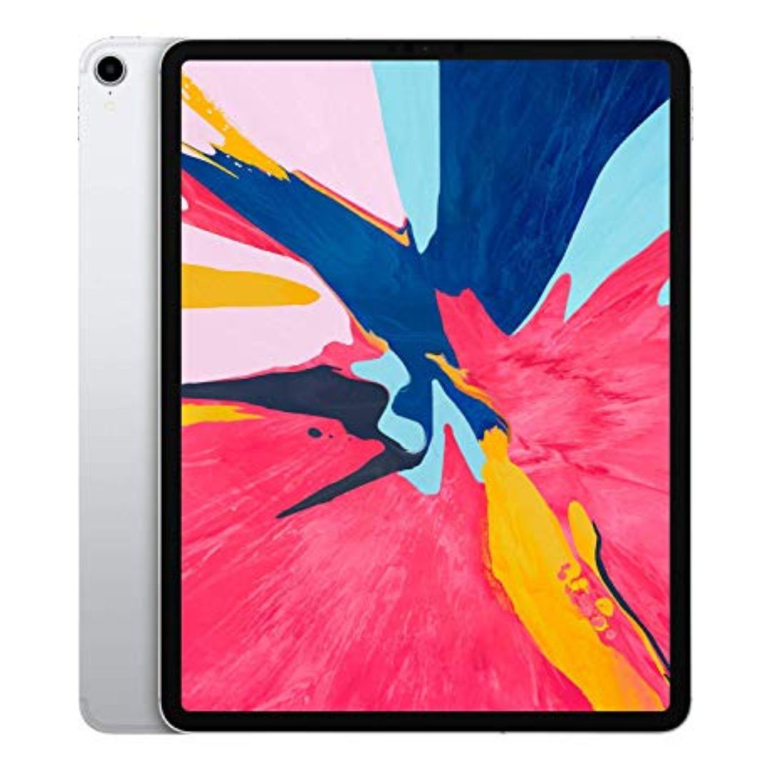 Apple iPad Pro 3rd Gen (12.9 inches, WiFi + Cellular, 64GB) - 2018 - Silver - MTHU2LL/A