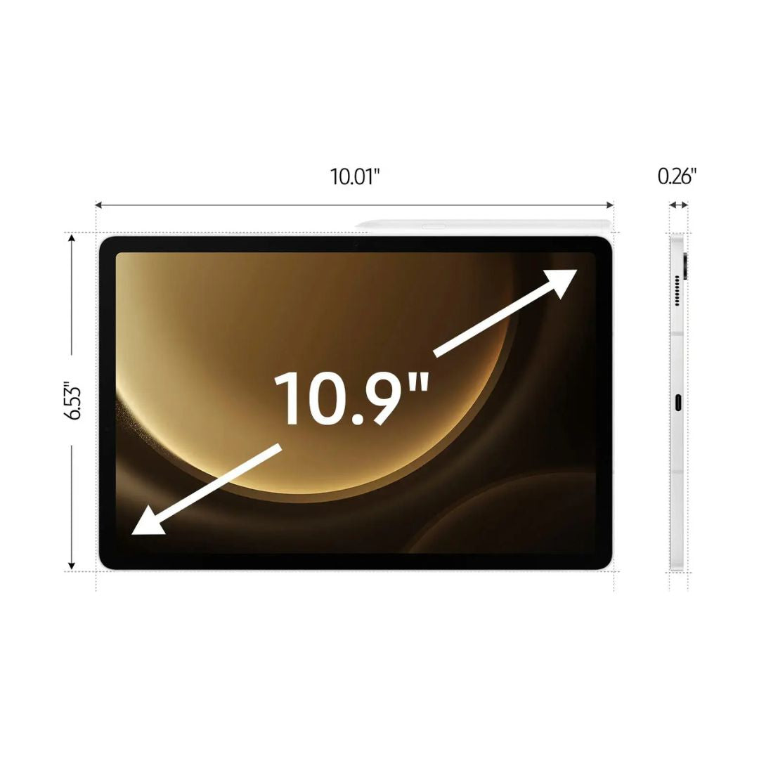 Samsung Galaxy Tab S9 FE - 10.9" 256GB - Wi-Fi - Silver - SM-X510NZSEXAR