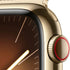 Apple Watch Series 9 (GPS+Cell) 41mm Case w/ Gold Milanese Loop - MRJ73LW/A