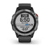 Garmin Fenix 6 Solar 47mm Smart Watch - Silver with Black Band - 010-02410-00