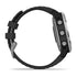 Garmin Fenix 6 Solar 47mm Smart Watch - Silver with Black Band - 010-02410-00