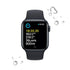 Apple Watch SE 2nd Gen (GPS) 40mm Midnight Aluminum Case with Midnight Sport Band - S/M - MXE73LL/A