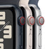 Apple Watch SE 2nd Generation (GPS + Cellular) 44mm Midnight Aluminum Case with Midnight Sport Loop