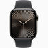 Apple Watch Series 10 (GPS+Cellular) 42mm Slate Titanium Case w/ Black Sport Band - S/M