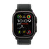 Apple Watch Ultra 2 (GPS + Cell) 49mm Black Titanium Case w/ Black Trail Loop S/M