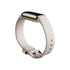 Fitbit Luxe Fitness & Wellness Tracker – Soft Gold Case with White Band – FB422GLWT