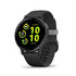 Garmin Vivoactive 5 42mm Slate Aluminum Bezel with Black Case and Black Silicone Band - 010-02862-10