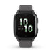 Garmin Venu Sq 2 GPS 40mm Slate Aluminum with Shadow Gray Case w/ Gray Silicone Band - 010-02701-00