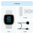 Fitbit - Sense 2 Advanced Health Smartwatch - Pale Gold - FB521GLBM-US