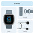 Fitbit Versa 4 Fitness Smartwatch – Platinum – FB523SRAG-US