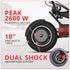 INOKIM - Oxo Super Scooter w/68 miles Max Operating Range & 40 Mph Max Speed - Black