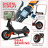 INOKIM - Oxo Super Scooter w/68 miles Max Operating Range & 40 Mph Max Speed - Black