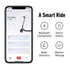 NIU - KQi 1 Pro Foldable Electric Kick Scooter w/ 15.5 mi Max operating Range & 15.5 mph Max Speed - Grey - K1P342G1A11