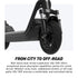 NIU - KQi 100F Foldable Electric Kick Scooter w/ 15.5 mi Max operating Range & 15.5 mph Max Speed - Gray - KCT34GG1A11 - Excellent Condition