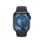 Apple Watch Series 9 GPS + Cellular 41mm Midnight Aluminum Case w/ Midnight Sport Band - S/M - MRHR3LW/A