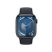 Apple Watch Series 9 GPS + Cellular 41mm Midnight Aluminum Case w/ Midnight Sport Band - S/M - MRHR3LW/A