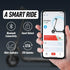 NIU KQi 300P Foldable Electric Kick Scooter W/ 30 mi Max Range & 20 mph Max Speed - Black