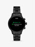 Michael Kors Gen 4 Runway 41mm Black Stainless Steel w/ Stainless Steel Band - MKT5058