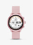 Michael Kors Gen 4 MKGO Smartwatch – 43mm Aluminum – Pink with Pink Silicone Band – MKT5070