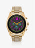 Michael Kors Gen 6 Bradshaw Pave 44mm Gold-tone Stainless Steel