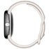 Google Pixel Watch 41mm LTE Polished Silver Stainless Steel with Chalk Band – GA02832-US
