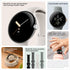 Google Pixel Watch 41mm LTE Polished Silver Stainless Steel with Chalk Band – GA02832-US