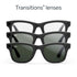 Ray-Ban Meta – Wayfarer Smart Glasses with Meta AI, Audio, Photo, and Video – Clear to Green Transitions Lenses – Matte Black – 601SM150
