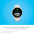 Garmin Vivoactive 5 GPS Smartwatch – 42mm Cream Gold Aluminum with Ivory Silicone Band – 010-02862-11