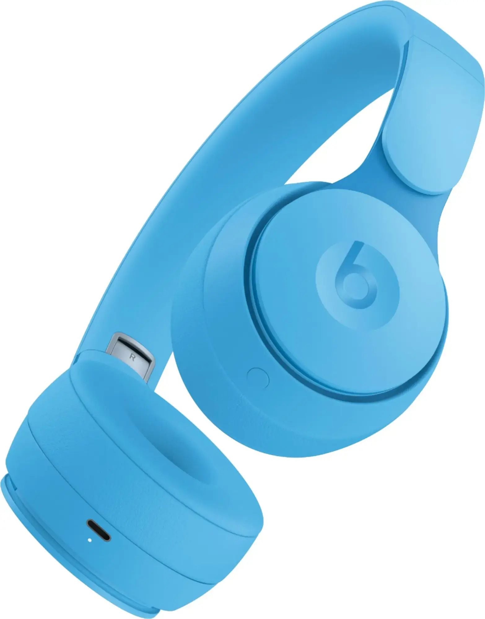 Beats Solo Pro More Matte Collection Wireless Noise Cancelling On-Ear Headphones – Light Blue – MRJ92LL/A