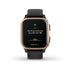 Garmin Venu Sq Music Edition GPS Smartwatch – 33mm Rose Gold and Black – 010-02426-05