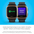 Garmin Venu Sq Music Edition GPS Smartwatch – 33mm Rose Gold and Black – 010-02426-05