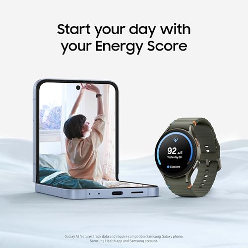 Samsung - Galaxy Watch7 Aluminum Smartwatch 44mm LTE - Green - SM-L315UZGAXAA