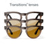 Ray-Ban Meta - Headliner glasses with Meta AI, Audio, Photo, Video Compatibility - Transitions Yellow Lenses - Warm Stone