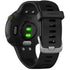 Garmin Forerunner 45S - 39mm Black Case - Black Silicone Band - 010-02156-02