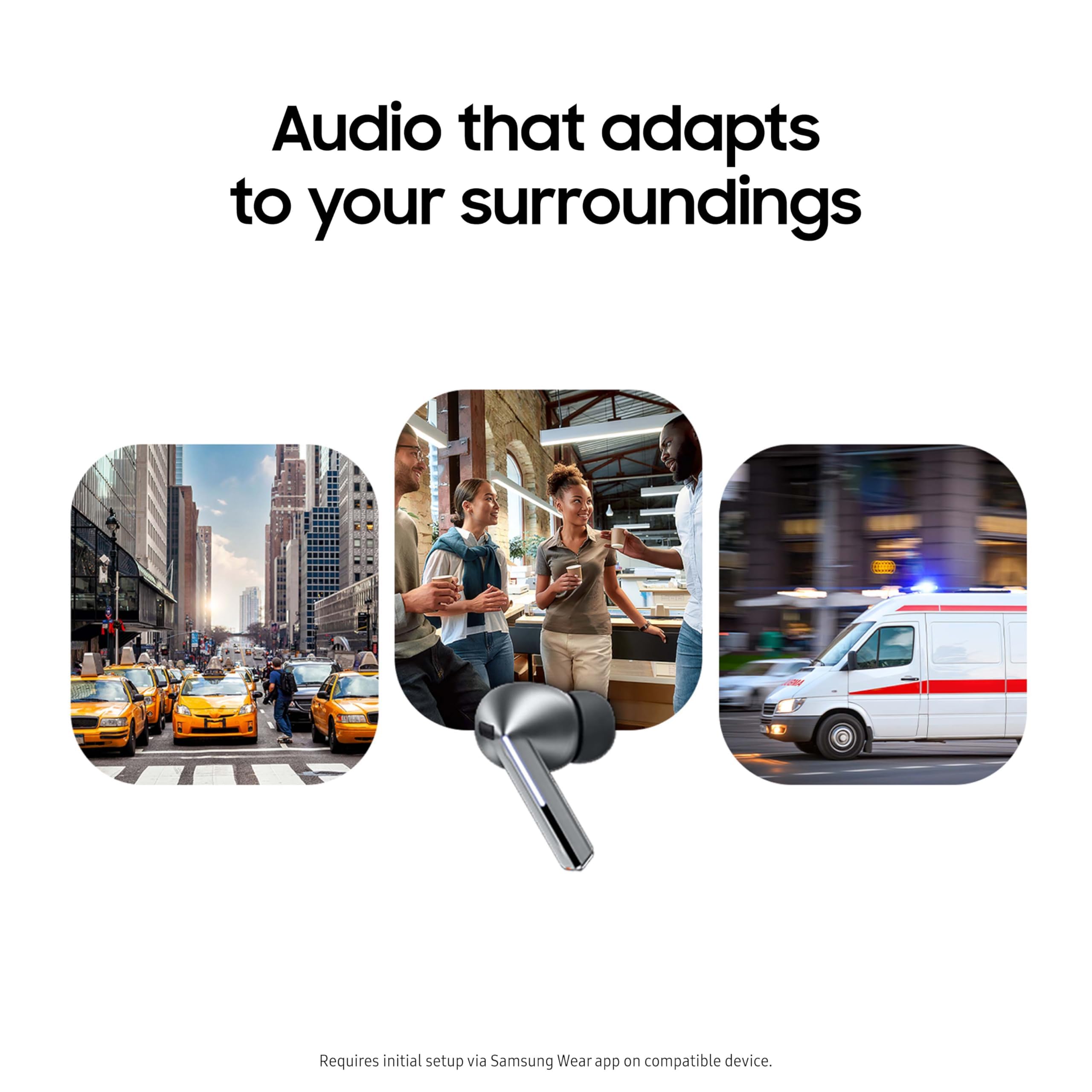 Samsung Galaxy Buds3 Pro Wireless Earbuds - White