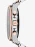 Michael Kors Gen 6 Bradshaw 44mm Silver & Rose Gold Stainless Steel