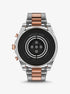Michael Kors Gen 6 Bradshaw 44mm Silver & Rose Gold Stainless Steel