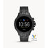 Fossil Gen 5 Smartwatch Garrett HR Black Stainless Steel