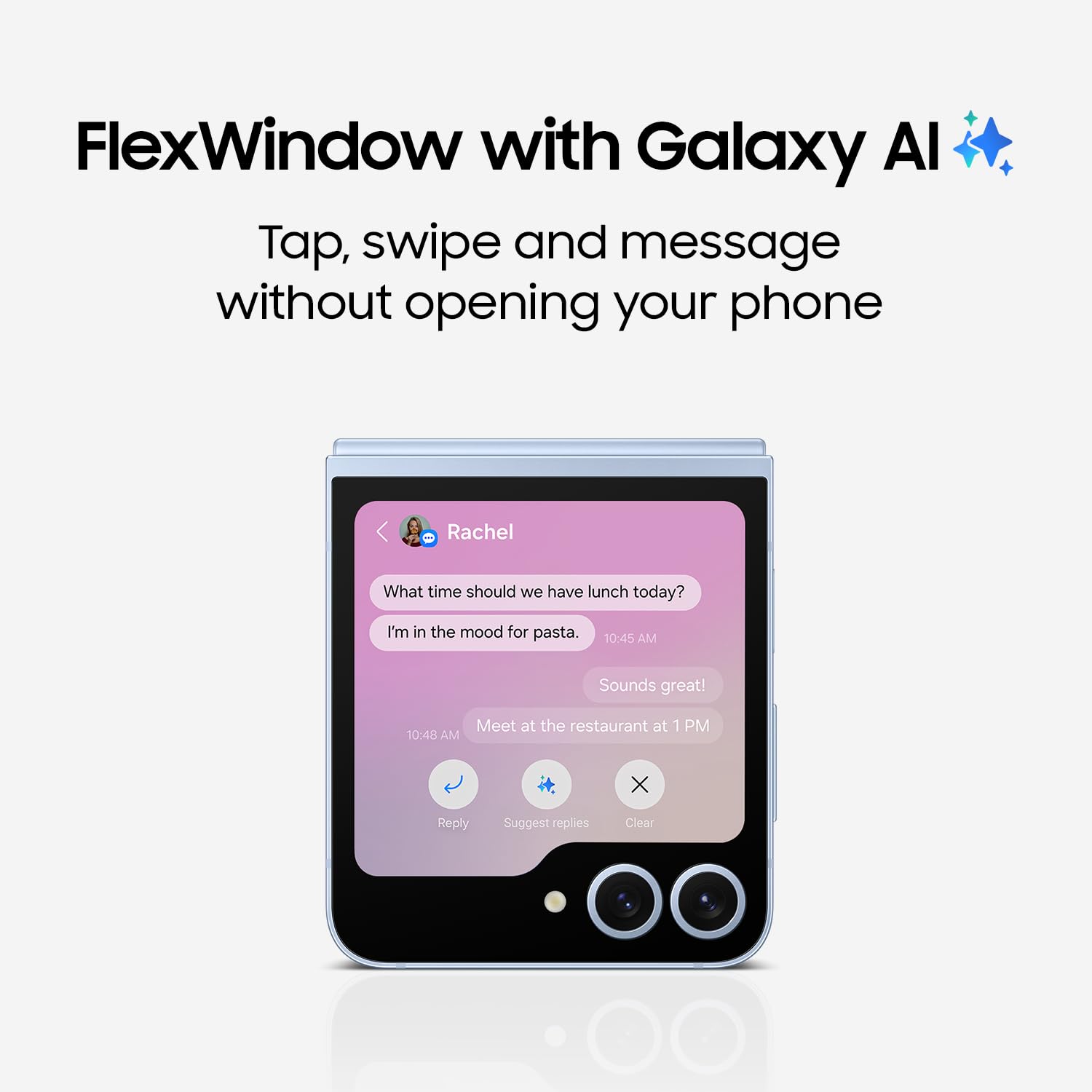 Unlocked Samsung Galaxy Z Flip6 5G - 256GB - Blue - SM-F741ULBAXAA